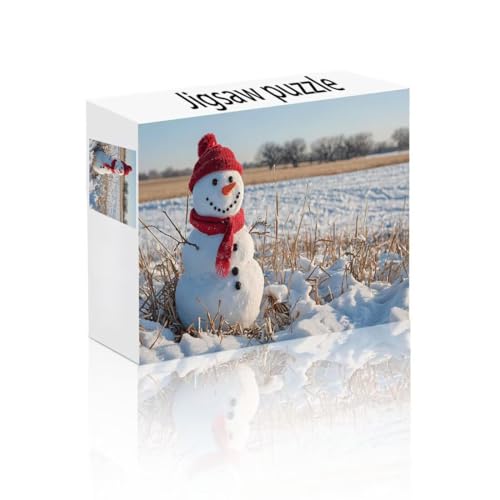 Puzzle Erwachsene 1500 Teile Schnee, Schneemann Puzzle Lernspiel Herausforderung Schwierigkeit, Vielfältig Puzzlespiele, Freizeitaktivität Lustige Geschenke Wohndeko für Erwachsene ab 14 Jahren M-9 von Linncen