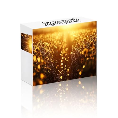 Puzzle Erwachsene 1500 Teile Sonnenuntergang, Blume Puzzle Lernspiel Herausforderung Schwierigkeit, Vielfältig Bunt Puzzlespiele, Freizeitaktivität Lustige Geschenke für Erwachsene ab 14 Jahren A-5 von Linncen