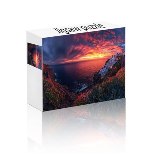 Puzzle Erwachsene 1500 Teile Sonnenuntergang, Meer Puzzle Lernspiel Herausforderung Schwierigkeit, Vielfältig Puzzlespiele, Freizeitaktivität Lustige Geschenke Wohndeko für Erwachsene ab 14 Jahren R-0 von Linncen