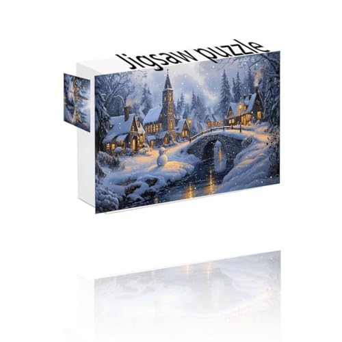 Puzzle Erwachsene 1500 Teile Stadt, Winter Puzzle Lernspiel Herausforderung Schwierigkeit, Vielfältig Bunt Puzzlespiele, Freizeitaktivität Lustige Geschenke Wohndeko für Erwachsene ab 14 Jahren V-5 Puzzle Erwachsene 1500 Teile Stadt, Winter Puzzle Lernspiel Herausforderung Schwierigkeit, Vielfältig Bunt Puzzlespiele, Freizeitaktivität Lustige Geschenke Wohndeko für Erwachsene ab 14 Jahren V-5 von Linncen