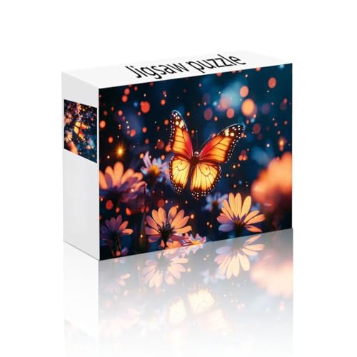Puzzle Erwachsene 1500 Teile Traum, Schmetterling Puzzle Lernspiel Herausforderung Schwierigkeit, Vielfältig Puzzlespiele, Freizeitaktivität Lustige Geschenke Wohndeko für Erwachsene ab 14 Jahren Z-2 von Linncen