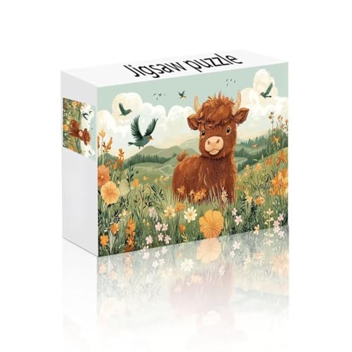 Puzzle Erwachsene 1500 Teile Vogel, Ochse Puzzle Lernspiel Herausforderung Schwierigkeit, Vielfältig und Bunt Puzzlespiele, Freizeitaktivität Lustige Geschenke Wohndeko für Erwachsene ab 14 Jahren V-4 von Linncen