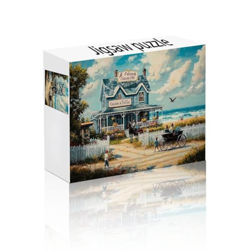 Puzzle Erwachsene 1500 Teile Wolke, Haus Puzzle Lernspiel Herausforderung Schwierigkeit, Vielfältig und Bunt Puzzlespiele, Freizeitaktivität Lustige Geschenke Wohndeko für Erwachsene ab 14 Jahren M-2 von Linncen