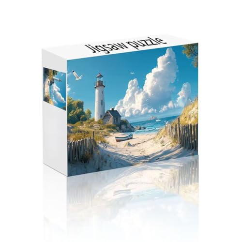 Puzzle Erwachsene 1500 Teile Wolke, Leuchtturm Puzzle Lernspiel Herausforderung Schwierigkeit, Vielfältig Puzzlespiele, Freizeitaktivität Lustige Geschenke Wohndeko für Erwachsene ab 14 Jahren R-3 von Linncen