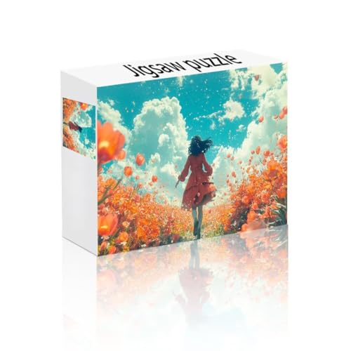 Puzzle Erwachsene 1500 Teile Wolke, Mädchen Puzzle Lernspiel Herausforderung Schwierigkeit, Vielfältig Bunt Puzzlespiele, Freizeitaktivität Lustige Geschenke Wohndeko für Erwachsene ab 14 Jahren L-6 von Linncen