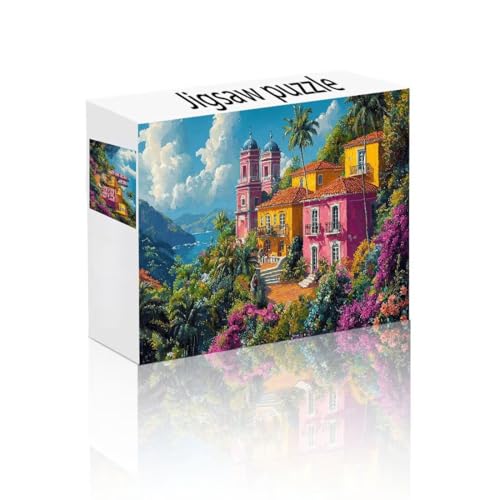 Puzzle Erwachsene 1500 Teile Wolke, Stadt Puzzle Lernspiel Herausforderung Schwierigkeit, Vielfältig und Bunt Puzzlespiele, Freizeitaktivität Lustige Geschenke Wohndeko für Erwachsene ab 14 Jahren F-8 von Linncen