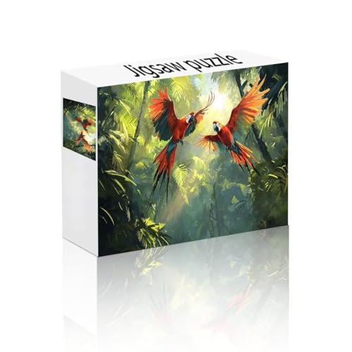 Puzzle Erwachsene 2000 Teile Baum, Papagei Puzzle Lernspiel Herausforderung Schwierigkeit, Vielfältig Bunt Puzzlespiele, Freizeitaktivität Lustige Geschenke Wohndeko für Erwachsene ab 14 Jahren A-0 von Linncen