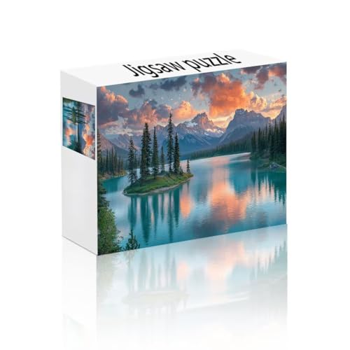 Puzzle Erwachsene 2000 Teile Berg, See Puzzle Lernspiel Herausforderung Schwierigkeit, Vielfältig und Bunt Puzzlespiele, Freizeitaktivität Lustige Geschenke Wohndeko für Erwachsene ab 14 Jahren G-9 von Linncen