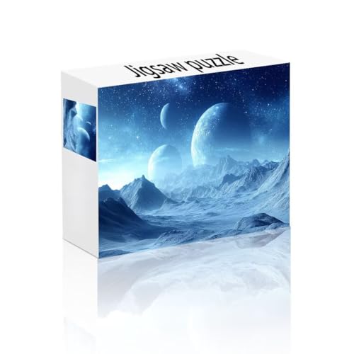Puzzle Erwachsene 2000 Teile Berg, Sternenhimmel Puzzle Lernspiel Herausforderung Schwierigkeit, Vielfältig Puzzlespiele, Freizeitaktivität Lustige Geschenke Wohndeko für Erwachsene ab 14 Jahren A-2 von Linncen