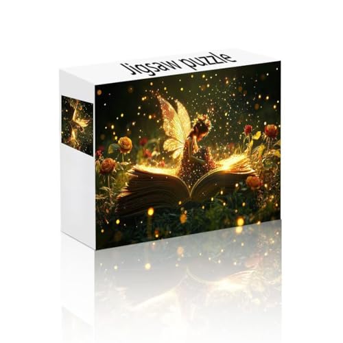 Puzzle Erwachsene 2000 Teile Elf, Buch Puzzle Lernspiel Herausforderung Schwierigkeit, Vielfältig und Bunt Puzzlespiele, Freizeitaktivität Lustige Geschenke Wohndeko für Erwachsene ab 14 Jahren X-0 von Linncen