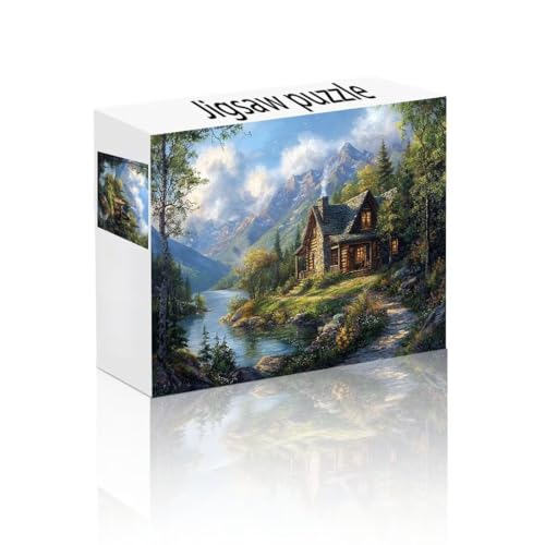 Puzzle Erwachsene 2000 Teile Haus, Baum Puzzle Lernspiel Herausforderung Schwierigkeit, Vielfältig und Bunt Puzzlespiele, Freizeitaktivität Lustige Geschenke Wohndeko für Erwachsene ab 14 Jahren E-9 von Linncen