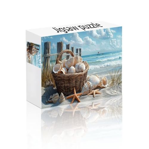 Puzzle Erwachsene 2000 Teile Hülse, Strand Puzzle Lernspiel Herausforderung Schwierigkeit, Vielfältig Bunt Puzzlespiele, Freizeitaktivität Lustige Geschenke Wohndeko für Erwachsene ab 14 Jahren G-1 von Linncen