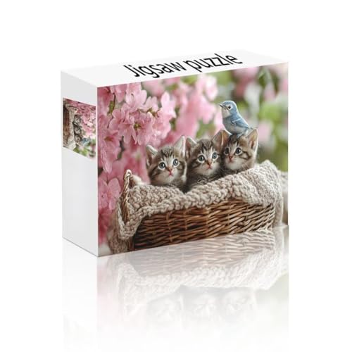 Puzzle Erwachsene 2000 Teile Katze, Kirschblüten Puzzle Lernspiel Herausforderung Schwierigkeit, Vielfältig Puzzlespiele, Freizeitaktivität Lustige Geschenke Wohndeko für Erwachsene ab 14 Jahren B-1 Puzzle Erwachsene 2000 Teile Katze, Kirschblüten Puzzle Lernspiel Herausforderung Schwierigkeit, Vielfältig Puzzlespiele, Freizeitaktivität Lustige Geschenke Wohndeko für Erwachsene ab 14 Jahren B-1 von Linncen
