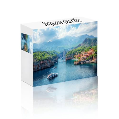 Puzzle Erwachsene 2000 Teile Landschaft, Berg Puzzle Lernspiel Herausforderung Schwierigkeit, Vielfältig Bunt Puzzlespiele, Freizeitaktivität Lustige Geschenke Wohndeko für Erwachsene ab 14 Jahren J-7 von Linncen
