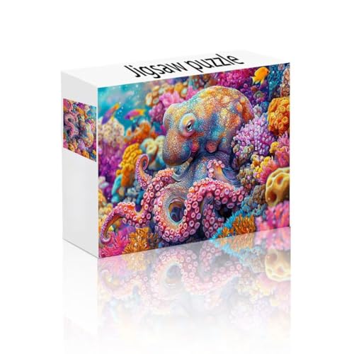 Puzzle Erwachsene 2000 Teile Oktopus, Abstrakt Puzzle Lernspiel Herausforderung Schwierigkeit, Vielfältig Puzzlespiele, Freizeitaktivität Lustige Geschenke Wohndeko für Erwachsene ab 14 Jahren B-3 von Linncen