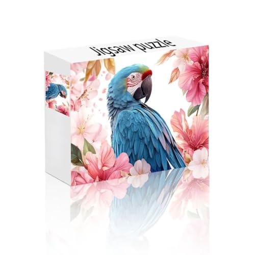 Puzzle Erwachsene 2000 Teile Papagei, Blume Puzzle Lernspiel Herausforderung Schwierigkeit, Vielfältig Bunt Puzzlespiele, Freizeitaktivität Lustige Geschenke Wohndeko für Erwachsene ab 14 Jahren Q-7 von Linncen