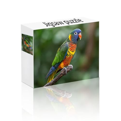 Puzzle Erwachsene 2000 Teile Papagei, Vogel Puzzle Lernspiel Herausforderung Schwierigkeit, Vielfältig Bunt Puzzlespiele, Freizeitaktivität Lustige Geschenke Wohndeko für Erwachsene ab 14 Jahren I-1 von Linncen