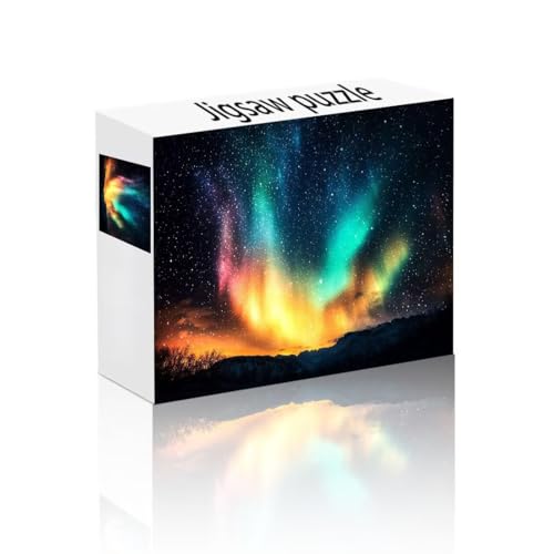 Puzzle Erwachsene 2000 Teile Polarlicht, Sternenhimmel Puzzle Lernspiel Herausforderung Schwierigkeit, Vielfältig Bunt Puzzlespiele, Freizeitaktivität Lustige Geschenke für Erwachsene ab 14 Jahren H-3 Puzzle Erwachsene 2000 Teile Polarlicht, Sternenhimmel Puzzle Lernspiel Herausforderung Schwierigkeit, Vielfältig Bunt Puzzlespiele, Freizeitaktivität Lustige Geschenke für Erwachsene ab 14 Jahren H-3 von Linncen
