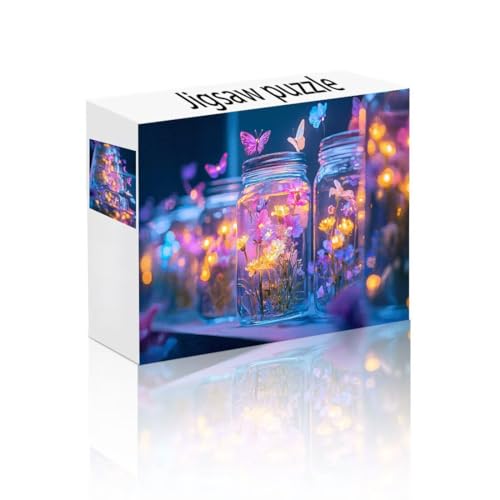 Puzzle Erwachsene 2000 Teile Schmetterling, Fantasie Puzzle Lernspiel Herausforderung Schwierigkeit, Vielfältig Bunt Puzzlespiele, Freizeitaktivität Lustige Geschenke für Erwachsene ab 14 Jahren O-0 von Linncen