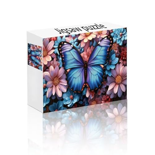 Puzzle Erwachsene 2000 Teile Schmetterling, Gänseblümchen Puzzle Lernspiel Herausforderung Schwierigkeit, Vielfältig Puzzlespiele, Freizeitaktivität Lustige Geschenke für Erwachsene ab 14 Jahren Y-9 von Linncen