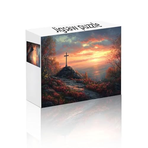 Puzzle Erwachsene 2000 Teile Sonnenuntergang, Landschaft Puzzle Lernspiel Herausforderung Schwierigkeit, Vielfältig Puzzlespiele, Freizeitaktivität Lustige Geschenke für Erwachsene ab 14 Jahren Q-8 von Linncen
