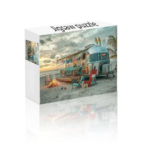 Puzzle Erwachsene 2000 Teile Strand, Landschaft Puzzle Lernspiel Herausforderung Schwierigkeit, Vielfältig Puzzlespiele, Freizeitaktivität Lustige Geschenke Wohndeko für Erwachsene ab 14 Jahren S-1 von Linncen