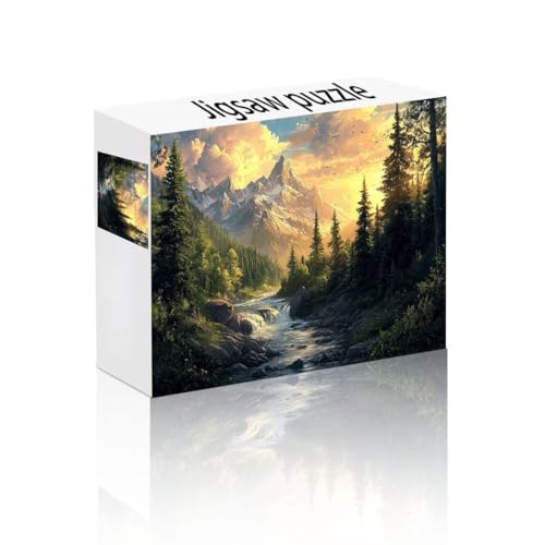 Puzzle Erwachsene 2000 Teile Wald, Berg Puzzle Lernspiel Herausforderung Schwierigkeit, Vielfältig und Bunt Puzzlespiele, Freizeitaktivität Lustige Geschenke Wohndeko für Erwachsene ab 14 Jahren I-1 von Linncen