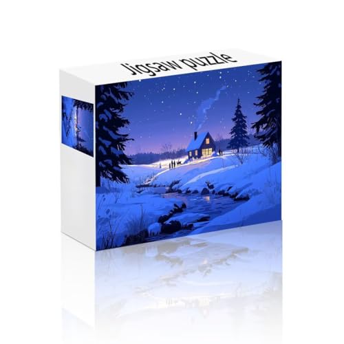 Puzzle Erwachsene 2000 Teile Winter, Sternenhimmel Puzzle Lernspiel Herausforderung Schwierigkeit, Vielfältig Puzzlespiele, Freizeitaktivität Lustige Geschenke Wohndeko für Erwachsene ab 14 Jahren T-6 Puzzle Erwachsene 2000 Teile Winter, Sternenhimmel Puzzle Lernspiel Herausforderung Schwierigkeit, Vielfältig Puzzlespiele, Freizeitaktivität Lustige Geschenke Wohndeko für Erwachsene ab 14 Jahren T-6 von Linncen