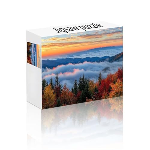 Puzzle Erwachsene 2000 Teile Wolke, Landschaft Puzzle Lernspiel Herausforderung Schwierigkeit, Vielfältig Puzzlespiele, Freizeitaktivität Lustige Geschenke Wohndeko für Erwachsene ab 14 Jahren C-2 von Linncen