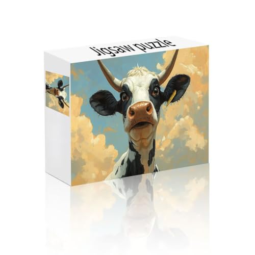 Puzzle Erwachsene 2000 Teile Wolke, Ochse Puzzle Lernspiel Herausforderung Schwierigkeit, Vielfältig und Bunt Puzzlespiele, Freizeitaktivität Lustige Geschenke Wohndeko für Erwachsene ab 14 Jahren G-4 von Linncen