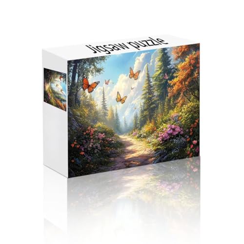 Puzzle Erwachsene 2000 Teile Wolke, Schmetterling Puzzle Lernspiel Herausforderung Schwierigkeit, Vielfältig Puzzlespiele, Freizeitaktivität Lustige Geschenke Wohndeko für Erwachsene ab 14 Jahren Z-4 von Linncen