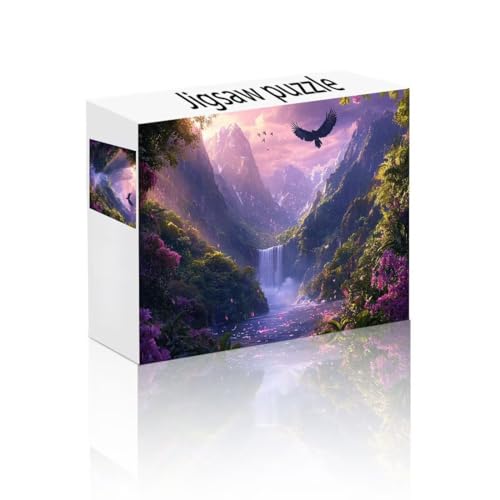 Puzzle Erwachsene 24 Teile Berg, Adler Puzzle Lernspiel Herausforderung Schwierigkeit, Vielfältig und Bunt Puzzlespiele, Freizeitaktivität Lustige Geschenke Wohndeko für Erwachsene ab 14 Jahren R-6 von Linncen