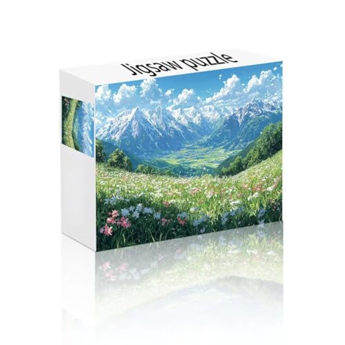 Puzzle Erwachsene 24 Teile Berg, Landschaft Puzzle Lernspiel Herausforderung Schwierigkeit, Vielfältig Bunt Puzzlespiele, Freizeitaktivität Lustige Geschenke Wohndeko für Erwachsene ab 14 Jahren C-4 von Linncen