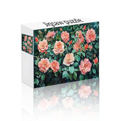 Puzzle Erwachsene 24 Teile Blume, Blätter Puzzle Lernspiel Herausforderung Schwierigkeit, Vielfältig und Bunt Puzzlespiele, Freizeitaktivität Lustige Geschenke Wohndeko für Erwachsene ab 14 Jahren D-6 von Linncen