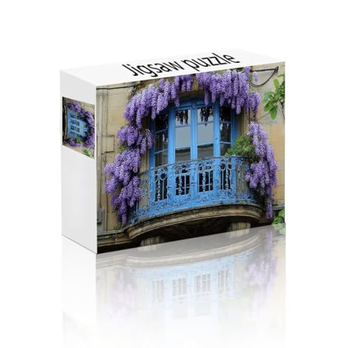 Puzzle Erwachsene 24 Teile Blume, Haus Puzzle Lernspiel Herausforderung Schwierigkeit, Vielfältig und Bunt Puzzlespiele, Freizeitaktivität Lustige Geschenke Wohndeko für Erwachsene ab 14 Jahren R-2 von Linncen