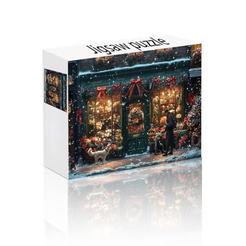 Puzzle Erwachsene 24 Teile Hund, Weihnachten Puzzle Lernspiel Herausforderung Schwierigkeit, Vielfältig Bunt Puzzlespiele, Freizeitaktivität Lustige Geschenke Wohndeko für Erwachsene ab 14 Jahren K-5 von Linncen