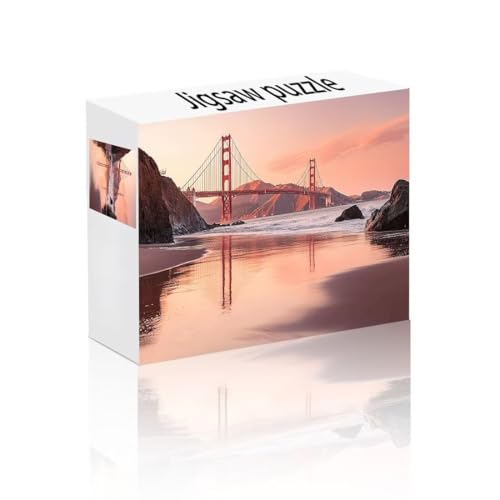 Puzzle Erwachsene 24 Teile Landschaft, Brücke Puzzle Lernspiel Herausforderung Schwierigkeit, Vielfältig Bunt Puzzlespiele, Freizeitaktivität Lustige Geschenke Wohndeko für Erwachsene ab 14 Jahren M-8 von Linncen