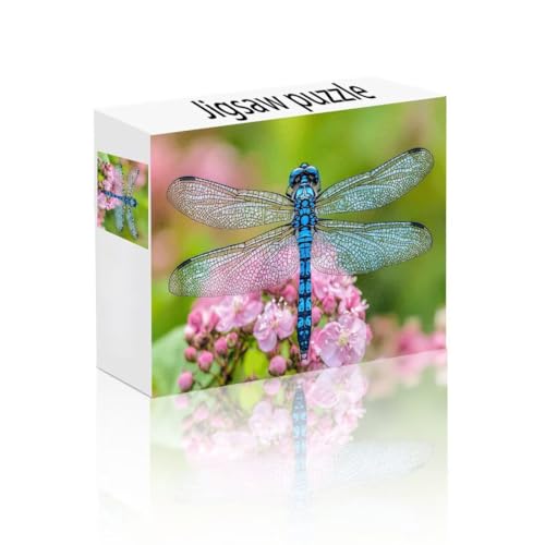 Puzzle Erwachsene 24 Teile Libelle, Anlage Puzzle Lernspiel Herausforderung Schwierigkeit, Vielfältig Bunt Puzzlespiele, Freizeitaktivität Lustige Geschenke Wohndeko für Erwachsene ab 14 Jahren K-8 von Linncen
