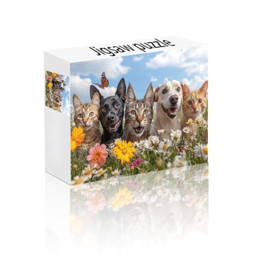 Puzzle Erwachsene 24 Teile Tier, Interessant Puzzle Lernspiel Herausforderung Schwierigkeit, Vielfältig Bunt Puzzlespiele, Freizeitaktivität Lustige Geschenke Wohndeko für Erwachsene ab 14 Jahren D-3 von Linncen