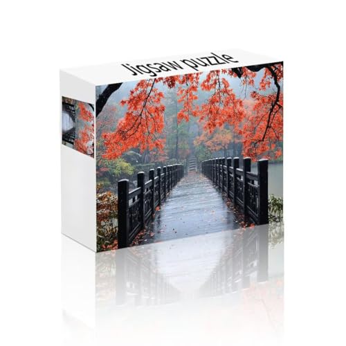 Puzzle Erwachsene 300 Teile Baum, Brücke Puzzle Lernspiel Herausforderung Schwierigkeit, Vielfältig und Bunt Puzzlespiele, Freizeitaktivität Lustige Geschenke Wohndeko für Erwachsene ab 14 Jahren R-1 von Linncen