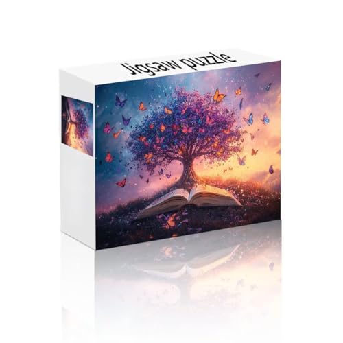 Puzzle Erwachsene 300 Teile Baum, Buch Puzzle Lernspiel Herausforderung Schwierigkeit, Vielfältig und Bunt Puzzlespiele, Freizeitaktivität Lustige Geschenke Wohndeko für Erwachsene ab 14 Jahren F-3 Puzzle Erwachsene 300 Teile Baum, Buch Puzzle Lernspiel Herausforderung Schwierigkeit, Vielfältig und Bunt Puzzlespiele, Freizeitaktivität Lustige Geschenke Wohndeko für Erwachsene ab 14 Jahren F-3 von Linncen