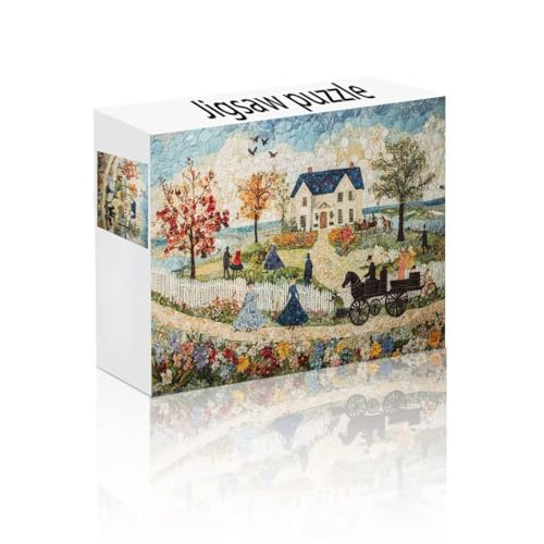 Puzzle Erwachsene 300 Teile Baum, Haus Puzzle Lernspiel Herausforderung Schwierigkeit, Vielfältig und Bunt Puzzlespiele, Freizeitaktivität Lustige Geschenke Wohndeko für Erwachsene ab 14 Jahren C-8 von Linncen