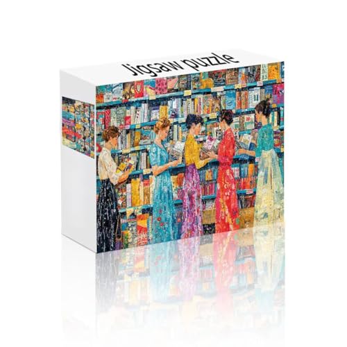 Puzzle Erwachsene 300 Teile Bibliothek, Frau Puzzle Lernspiel Herausforderung Schwierigkeit, Vielfältig Bunt Puzzlespiele, Freizeitaktivität Lustige Geschenke Wohndeko für Erwachsene ab 14 Jahren C-8 Puzzle Erwachsene 300 Teile Bibliothek, Frau Puzzle Lernspiel Herausforderung Schwierigkeit, Vielfältig Bunt Puzzlespiele, Freizeitaktivität Lustige Geschenke Wohndeko für Erwachsene ab 14 Jahren C-8 von Linncen