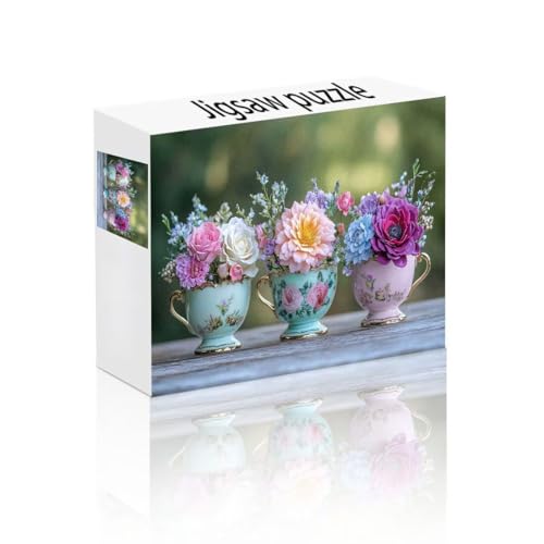 Puzzle Erwachsene 300 Teile Blume, Tasse Puzzle Lernspiel Herausforderung Schwierigkeit, Vielfältig und Bunt Puzzlespiele, Freizeitaktivität Lustige Geschenke Wohndeko für Erwachsene ab 14 Jahren X-0 Puzzle Erwachsene 300 Teile Blume, Tasse Puzzle Lernspiel Herausforderung Schwierigkeit, Vielfältig und Bunt Puzzlespiele, Freizeitaktivität Lustige Geschenke Wohndeko für Erwachsene ab 14 Jahren X-0 von Linncen