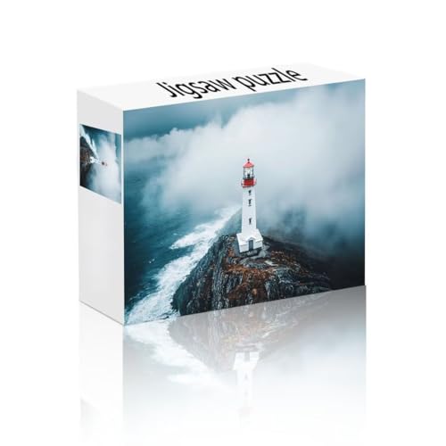 Puzzle Erwachsene 300 Teile Leuchtturm, Meer Puzzle Lernspiel Herausforderung Schwierigkeit, Vielfältig Bunt Puzzlespiele, Freizeitaktivität Lustige Geschenke Wohndeko für Erwachsene ab 14 Jahren U-3 Puzzle Erwachsene 300 Teile Leuchtturm, Meer Puzzle Lernspiel Herausforderung Schwierigkeit, Vielfältig Bunt Puzzlespiele, Freizeitaktivität Lustige Geschenke Wohndeko für Erwachsene ab 14 Jahren U-3 von Linncen