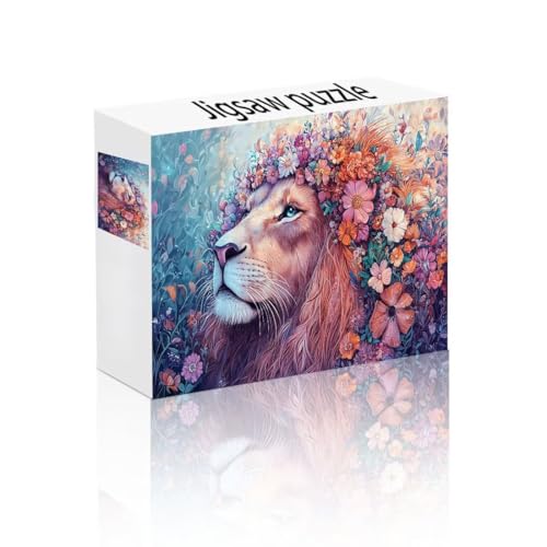 Puzzle Erwachsene 300 Teile Löwe, Blume Puzzle Lernspiel Herausforderung Schwierigkeit, Vielfältig und Bunt Puzzlespiele, Freizeitaktivität Lustige Geschenke Wohndeko für Erwachsene ab 14 Jahren W-6 Puzzle Erwachsene 300 Teile Löwe, Blume Puzzle Lernspiel Herausforderung Schwierigkeit, Vielfältig und Bunt Puzzlespiele, Freizeitaktivität Lustige Geschenke Wohndeko für Erwachsene ab 14 Jahren W-6 von Linncen