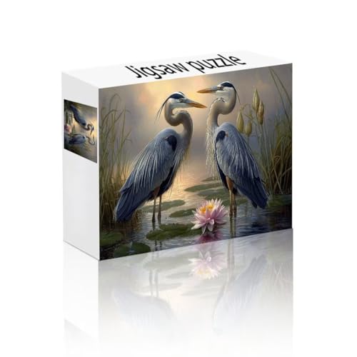 Puzzle Erwachsene 300 Teile Lotus, Tier Puzzle Lernspiel Herausforderung Schwierigkeit, Vielfältig und Bunt Puzzlespiele, Freizeitaktivität Lustige Geschenke Wohndeko für Erwachsene ab 14 Jahren V-3 von Linncen