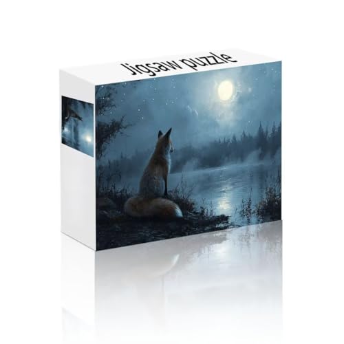Puzzle Erwachsene 300 Teile Mond, Fuchs Puzzle Lernspiel Herausforderung Schwierigkeit, Vielfältig und Bunt Puzzlespiele, Freizeitaktivität Lustige Geschenke Wohndeko für Erwachsene ab 14 Jahren G-2 Puzzle Erwachsene 300 Teile Mond, Fuchs Puzzle Lernspiel Herausforderung Schwierigkeit, Vielfältig und Bunt Puzzlespiele, Freizeitaktivität Lustige Geschenke Wohndeko für Erwachsene ab 14 Jahren G-2 von Linncen