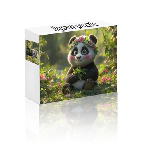Puzzle Erwachsene 300 Teile Panda, Niedlich Puzzle Lernspiel Herausforderung Schwierigkeit, Vielfältig Bunt Puzzlespiele, Freizeitaktivität Lustige Geschenke Wohndeko für Erwachsene ab 14 Jahren R-3 von Linncen