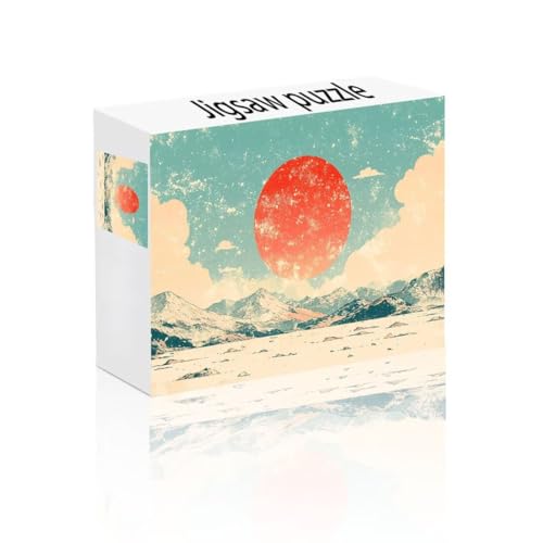 Puzzle Erwachsene 300 Teile Sonne, Wolke Puzzle Lernspiel Herausforderung Schwierigkeit, Vielfältig und Bunt Puzzlespiele, Freizeitaktivität Lustige Geschenke Wohndeko für Erwachsene ab 14 Jahren B-4 von Linncen